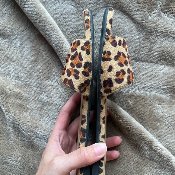 George Leopard Print Sandals - Picture 2 of 3